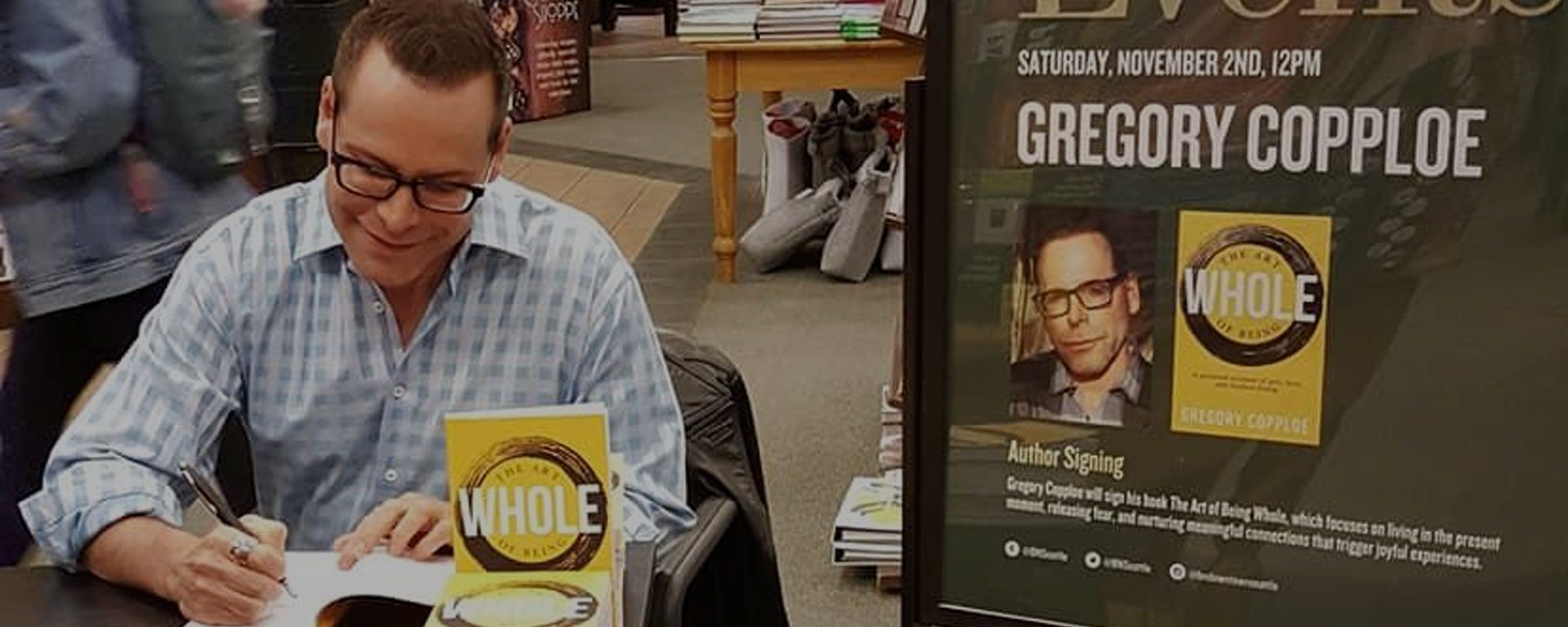 book signing gregory